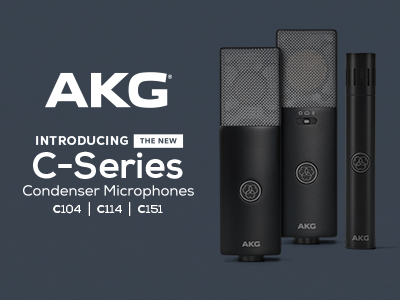 AKG C Series Mic Launch